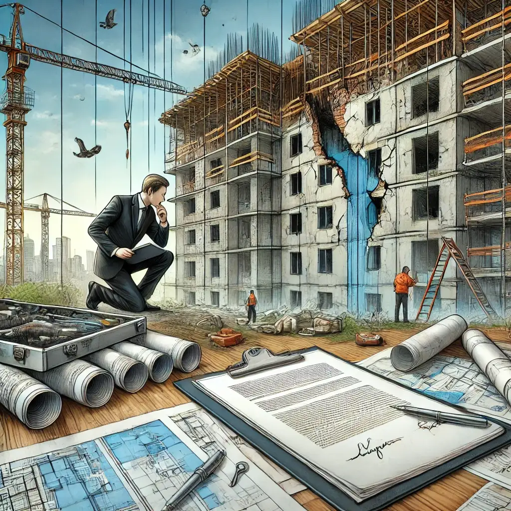 Defectos constructivos en obra nueva y guía de acciones a seguir.
